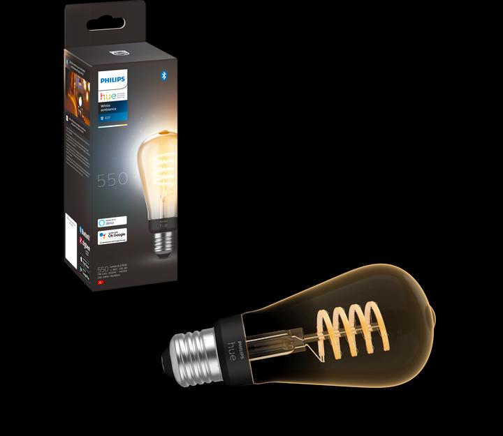 Actual product image Philips Hue ST64 (E27, 7 W, 550 lm, 1 x, G)