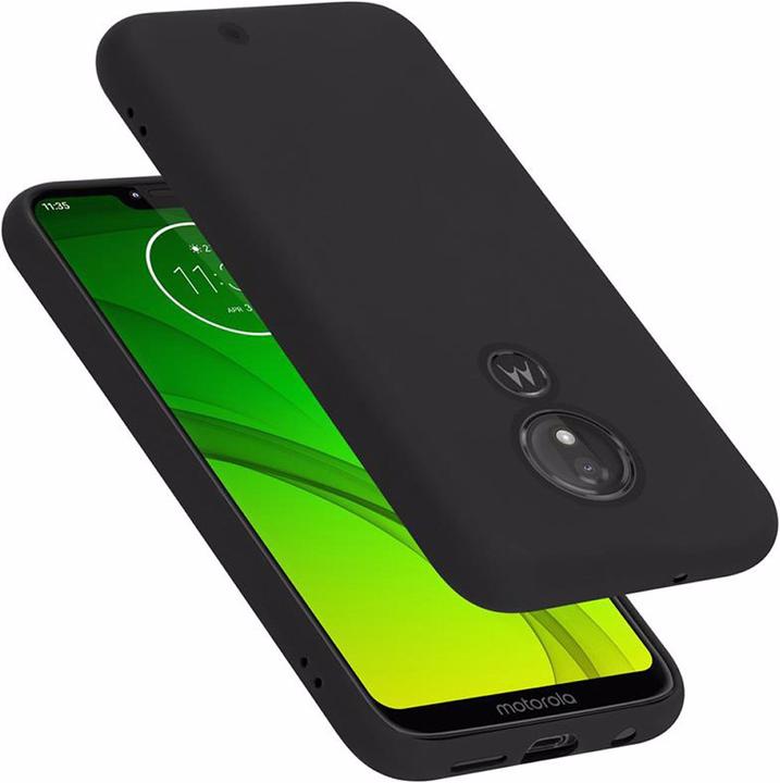 Actual product image Cadorabo TPU Liquid Silicone Case Cover (Motorola Moto G7 Power)