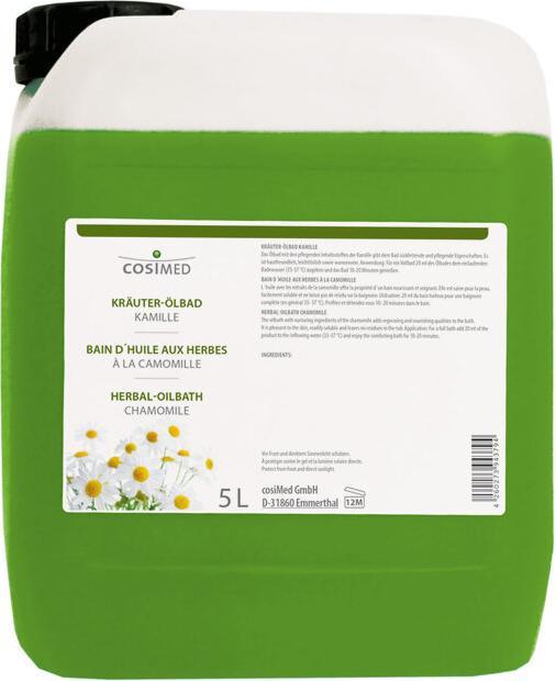 Actual product image cosiMed Herbal Oil Bath Camomile 5 litres (5000 ml)