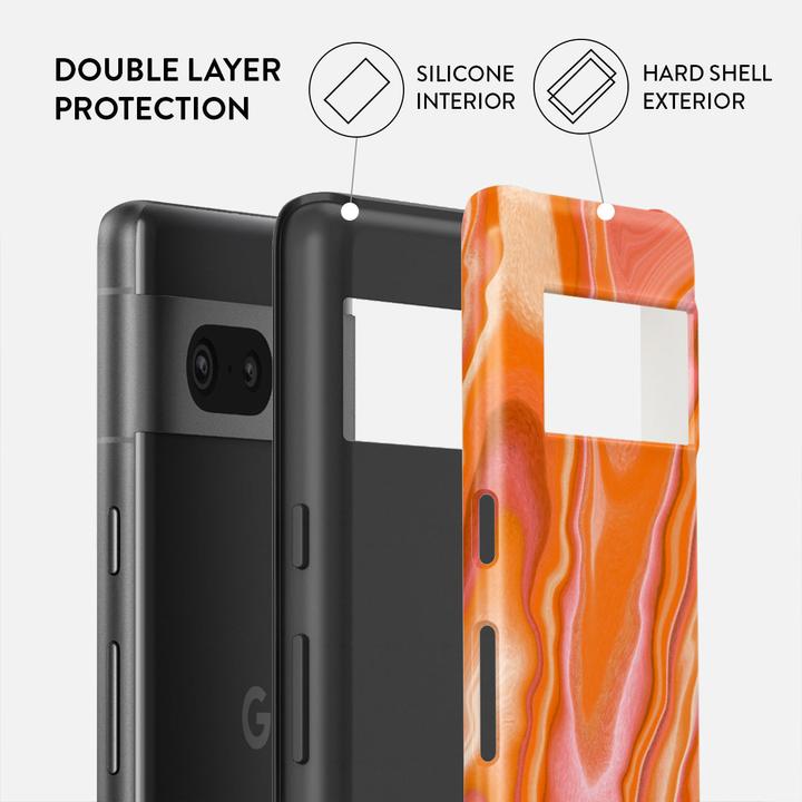 Actual product image Burga Retro Glowe Tough Case (Google Pixel 7)