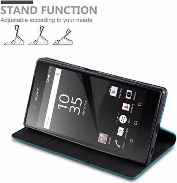 Actual product image Cadorabo Book Invisible Magnet Cover (Sony Xperia Z5)