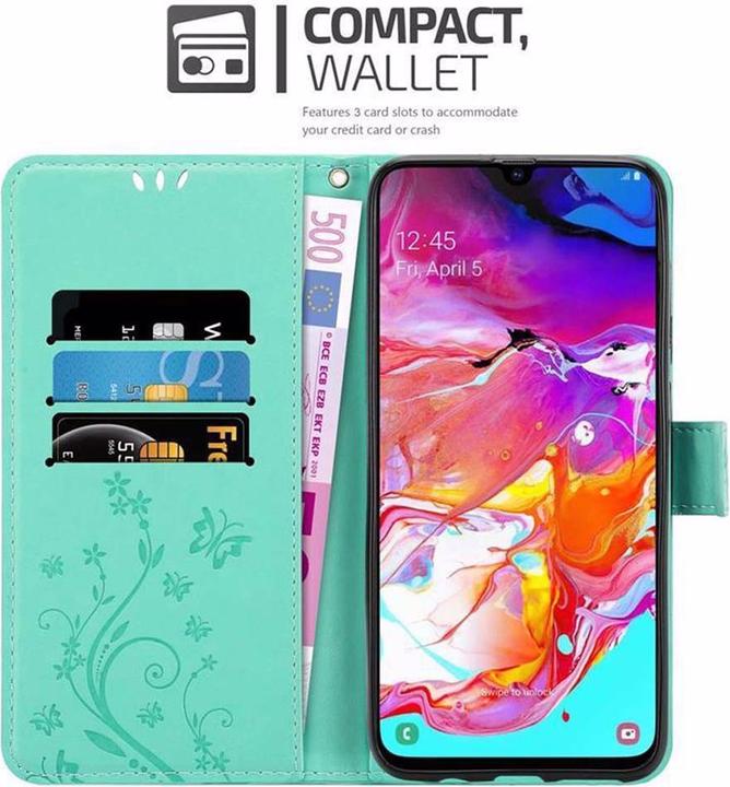 Productafbeelding Cadorabo Bloemen Boekomslag (Samsung Galaxy A70)