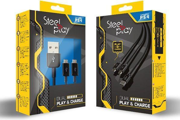 Actual product image Steelplay Charging cable (PS4)