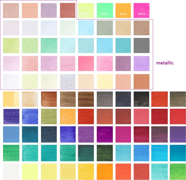 Immagine prodotto Paintersisters Acquerello Box 90s (Multicolore)