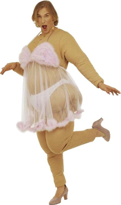 Actual product image Widmann Fat striptease dancer male costume (M, L, XL)
