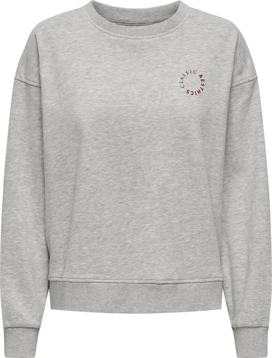 JdY Locker geschnitten Rundhals Tief angesetzte Schulter Sweatshirt Sweatshirt