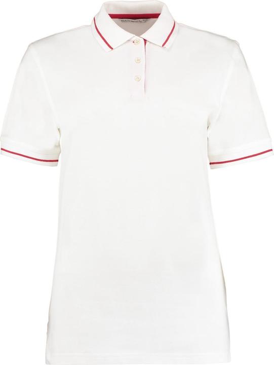 Kustom Kit St Mellion Poloshirt Mit kontrastfarbenen Streifen