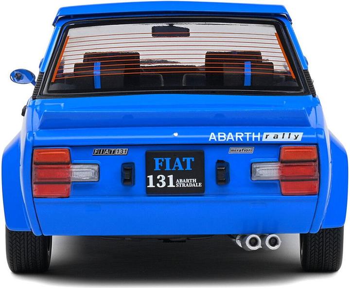 Actual product image Solido 1:18 Fiat 131 Abarth blue
