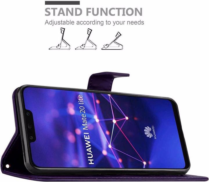 Productafbeelding Cadorabo Bloemen Boekomslag (Huawei Mate 20 Lite)