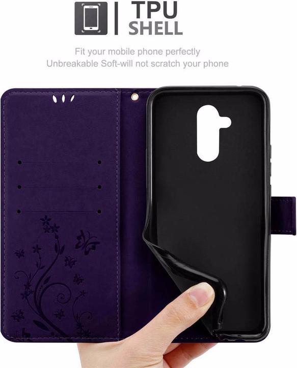 Productafbeelding Cadorabo Bloemen Boekomslag (Huawei Mate 20 Lite)