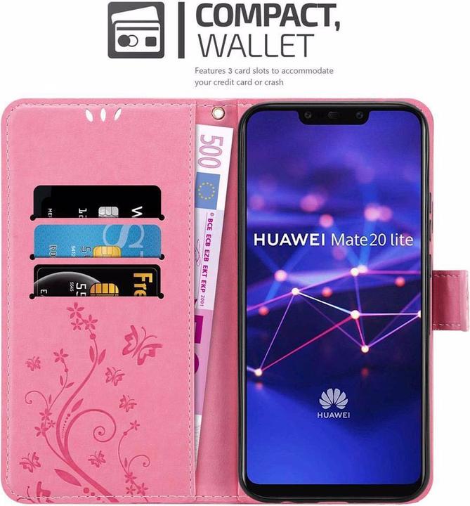 Image du produit Cadorabo Couverture du livre de fleurs (Mate 20 Lite)