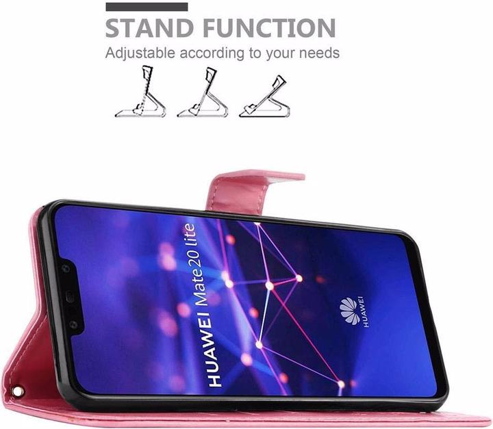 Image du produit Cadorabo Couverture du livre de fleurs (Mate 20 Lite)