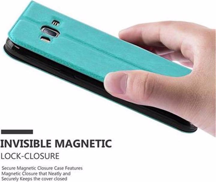 Produktbild Cadorabo Book mit View Doppelfenster Cover (Samsung Galaxy J3)