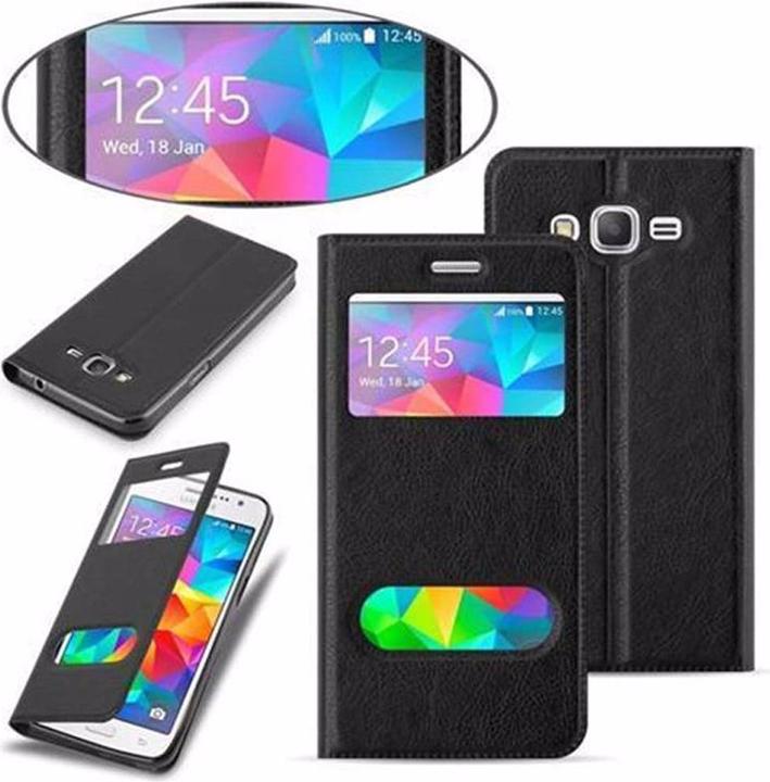 Produktbild Cadorabo Book mit View Doppelfenster Cover (Samsung Galaxy Grand Prime)