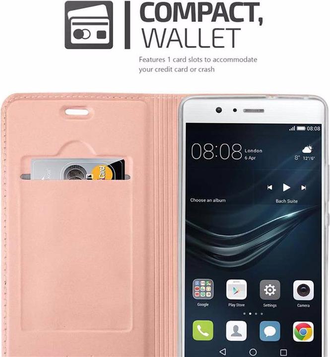 Actual product image Cadorabo Book Classy Style Cover (Huawei P9 Lite)