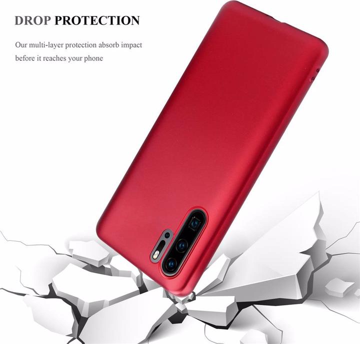 Image du produit Cadorabo Couverture métallique mate TPU (Huawei P30 Pro)