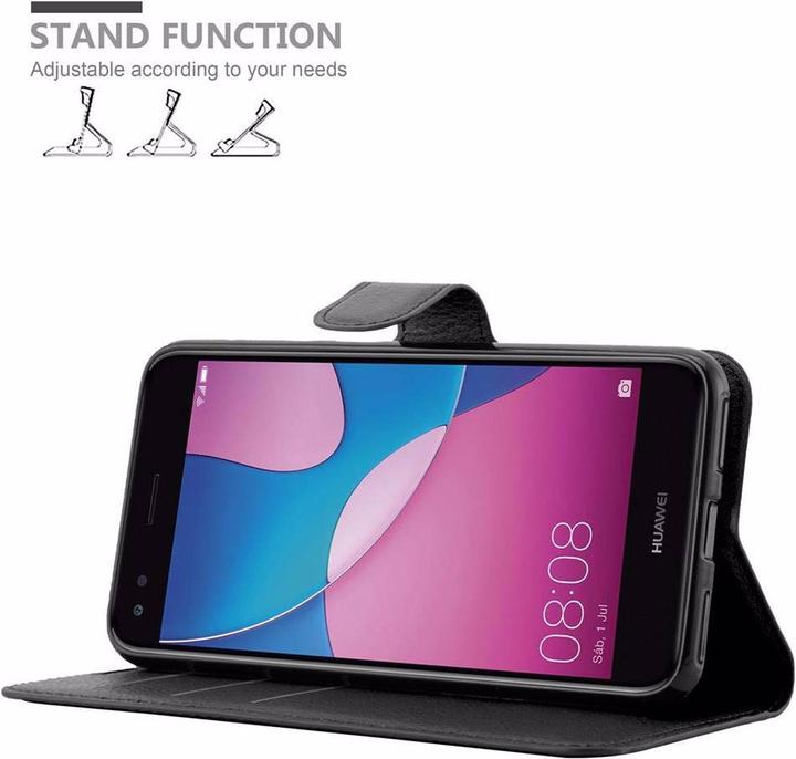 Actual product image Cadorabo Book with stand function cover (Huawei Enjoy 7)