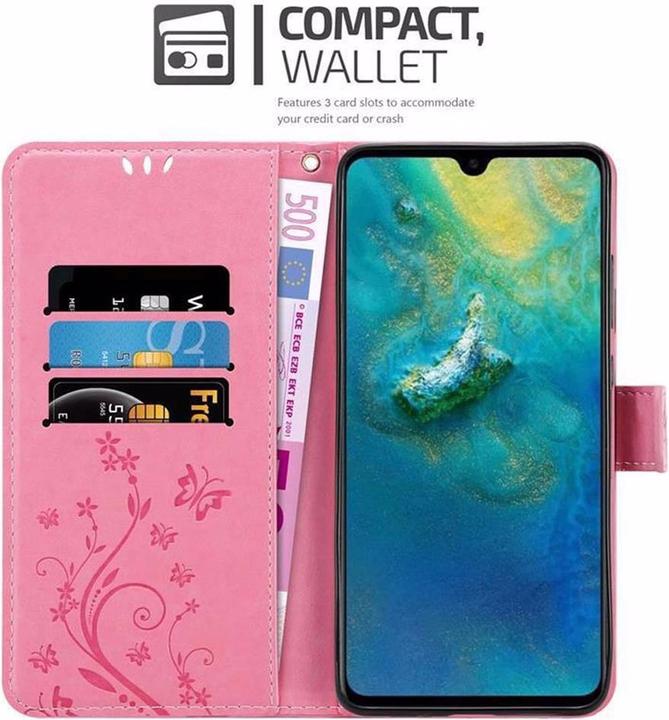 Productafbeelding Cadorabo Bloemen Boekomslag (Huawei Mate 20)