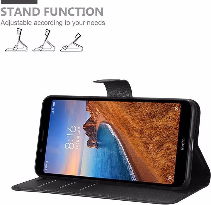 Actual product image Cadorabo Book with stand function cover (Xiaomi Redmi 7A)