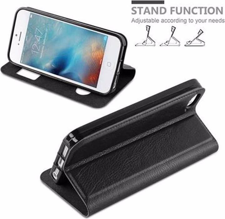Actual product image Cadorabo Book with View double window cover (Apple iPhone 5)