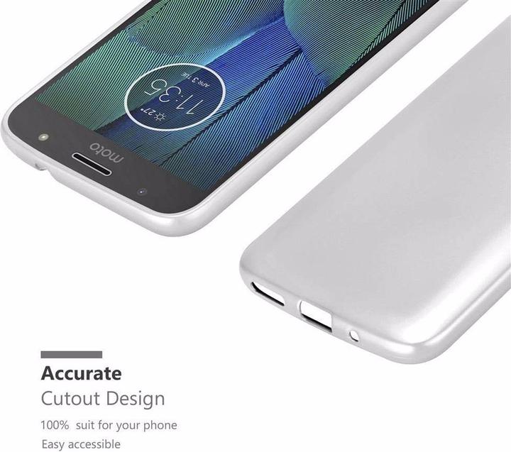 Image du produit Cadorabo Couverture métallique mate TPU (Motorola Moto G5S Plus)