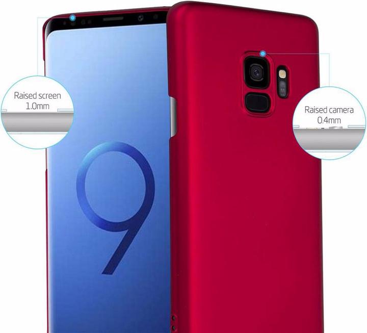 Actual product image Cadorabo Hard Cover Matt Metal Cover (Samsung Galaxy S9+)