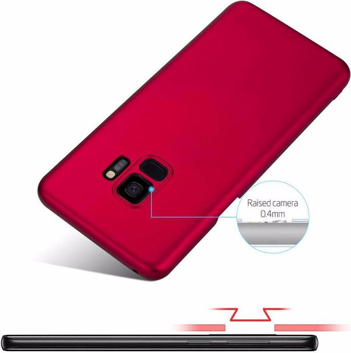 Actual product image Cadorabo Hard Cover Matt Metal Cover (Samsung Galaxy S9+)