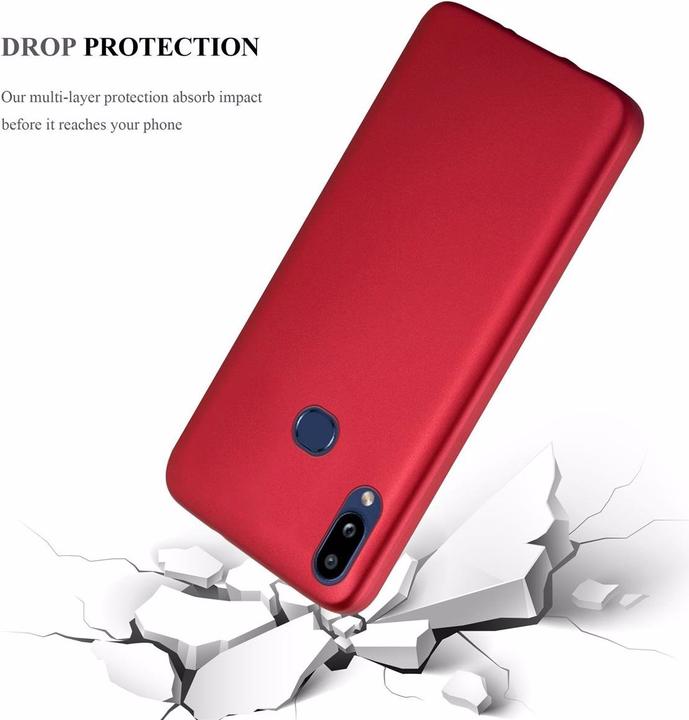 Actual product image Cadorabo TPU Matt Metallic Cover (Samsung Galaxy A10s, Samsung Galaxy M01s)