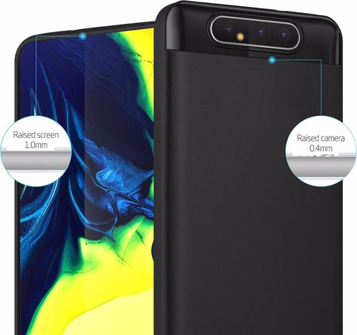 Productafbeelding Cadorabo TPU Matte Metallic hoes (Samsung Galaxy A80)