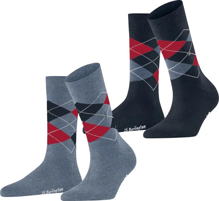 Burlington Socken Casual Bequem sitzend (2er Pack, 36 - 41)