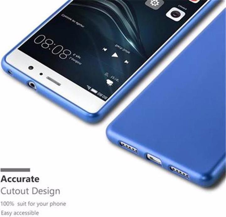 Image du produit Cadorabo Couverture métallique mate TPU (Huawei P9 Lite)