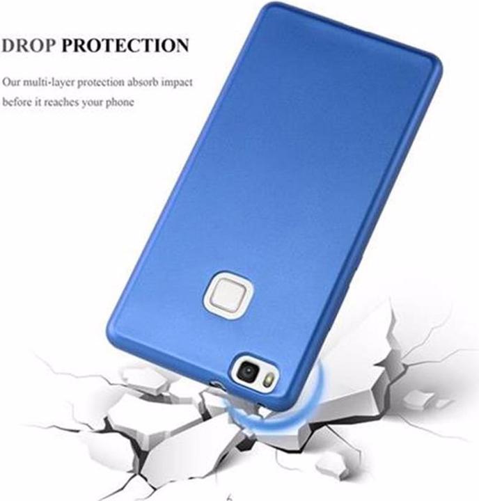 Image du produit Cadorabo Couverture métallique mate TPU (Huawei P9 Lite)