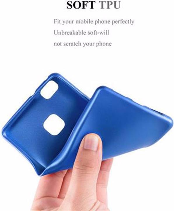 Image du produit Cadorabo Couverture métallique mate TPU (Huawei P9 Lite)