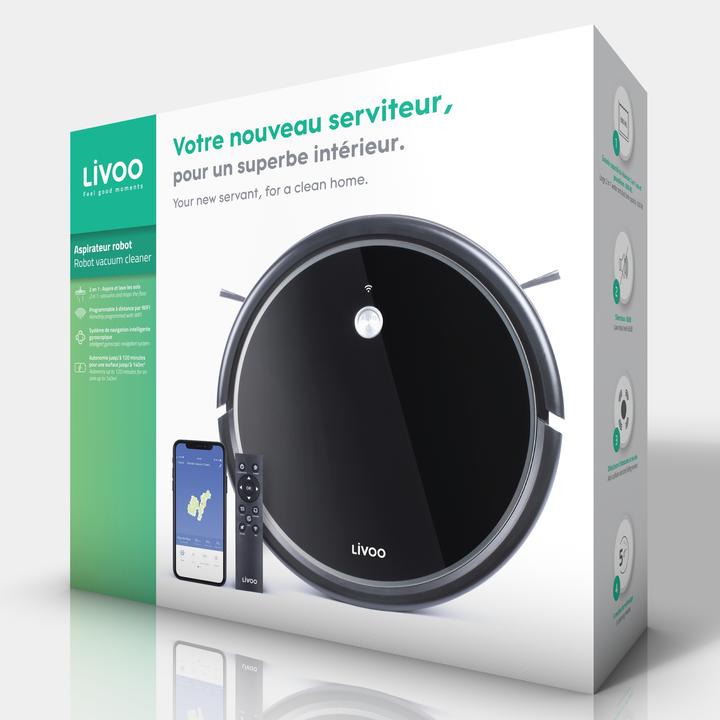 Actual product image Livoo Robot vacuum cleaner (Vacuum mopping robot)