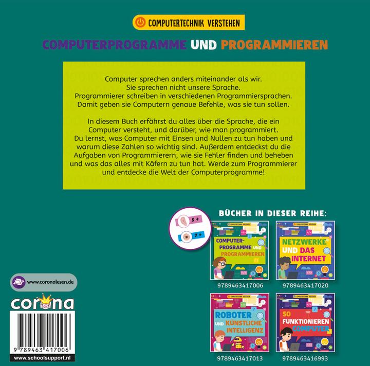 Produktbild Computerprogramme und Programmieren (Deutsch, Nancy Dickmann, 2020)