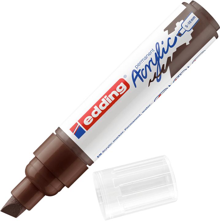 Actual product image Edding Acrylic marker 5000 Wide (Chocolate brown, 10 mm, 1 x)