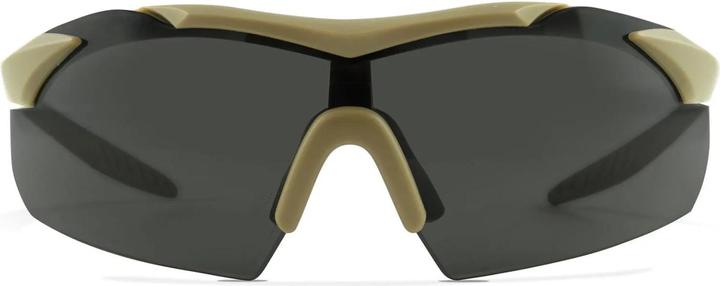 Produktbild Wiley X WX VAPOR 2.5 Shields: grey/clear/light Rust, Frame: matte tan (Matte Tan, Anthrazit, Klar)