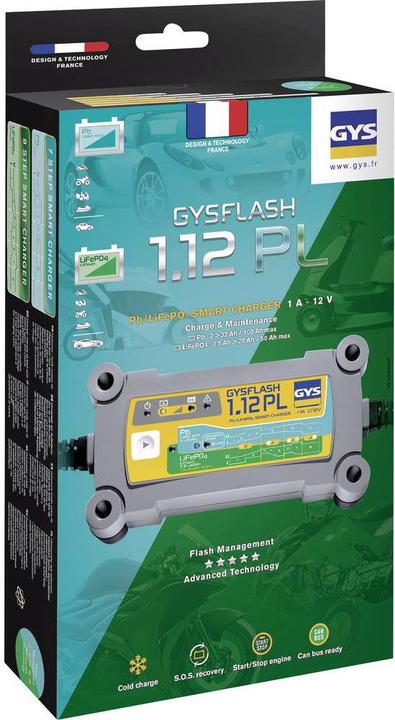 Image du produit GYS GYSFLASH 1.12 PL (12V, 1 A)