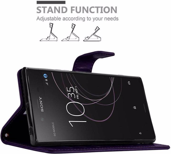 Actual product image Cadorabo Flower Book Cover (Sony Xperia XZ1)