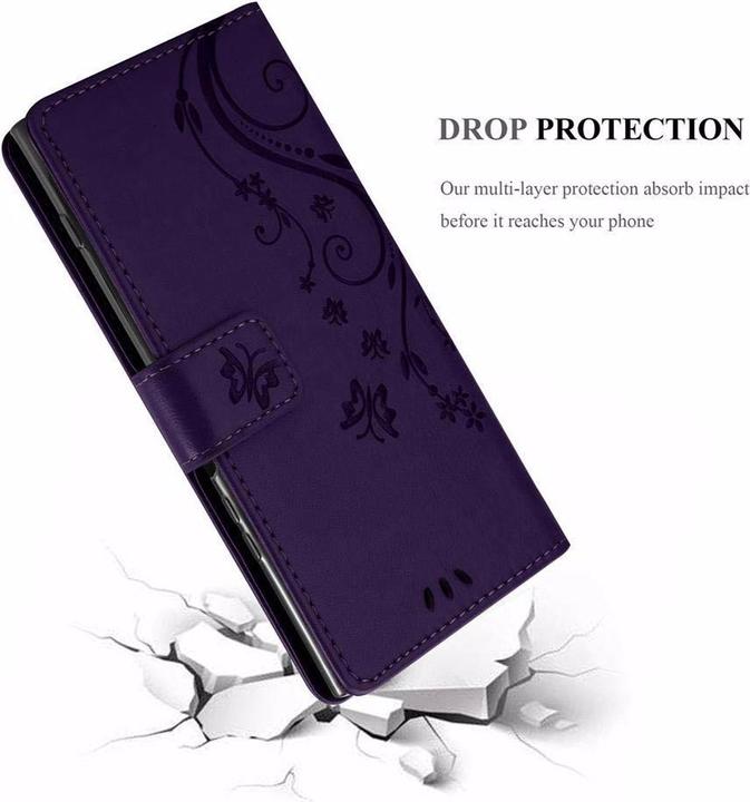 Actual product image Cadorabo Flower Book Cover (Sony Xperia XZ1)