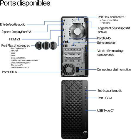 Produktbild HP ELITEDESK 8 TOWER G1I U9-285 (Intel Core Ultra 9 285H, 64 GB, 2000 GB)