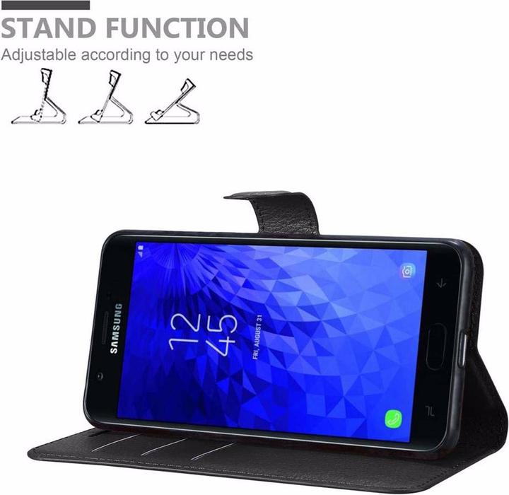 Actual product image Cadorabo Book with stand function cover (Samsung Galaxy J7 2018)
