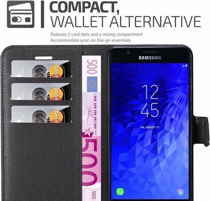 Actual product image Cadorabo Book with stand function cover (Samsung Galaxy J7 2018)