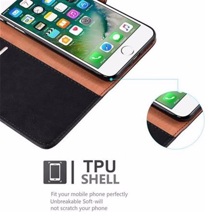 Image du produit Cadorabo Book Couverture de luxe (Apple iPhone 8 Plus, Apple iPhone 7s Plus, Apple iPhone 7 Plus)