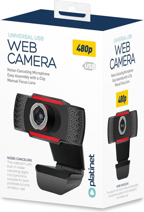 Immagine prodotto Platinet Webcam PCWC480 (0.30 Mpx)