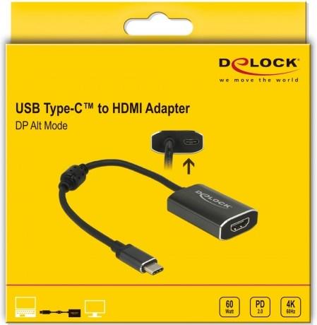 Produktbild Delock USB Typ-C zu (HDMI, USB Typ-C, 20 cm)