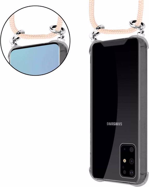 Produktbild Cadorabo TPU Handy Kette SILBER Cover