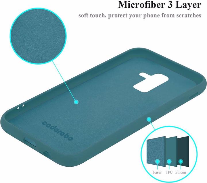 Immagine prodotto Cadorabo Copertura della cassa del silicone liquido TPU (Samsung Galaxy J8 (2018))