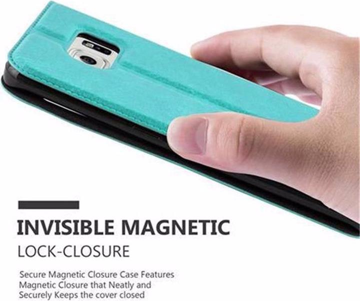 Produktbild Cadorabo Book mit View Doppelfenster Cover (Samsung Galaxy S6 Edge)