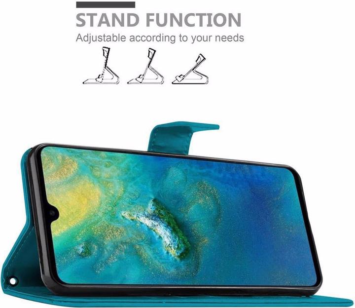 Productafbeelding Cadorabo Bloemen Boekomslag (Huawei Mate 20)
